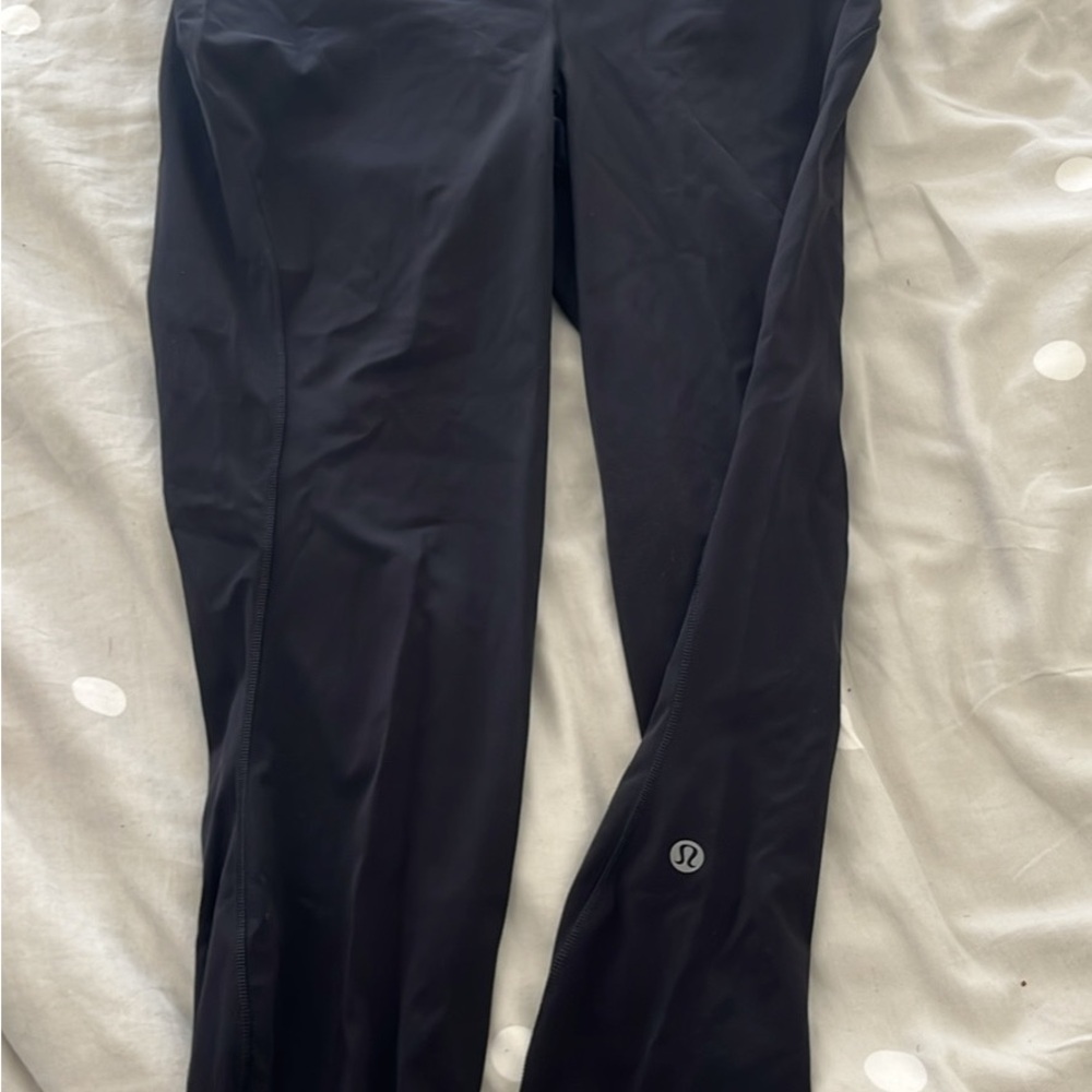 lululemon athletica Black Women's Leggings with Reflective Logo